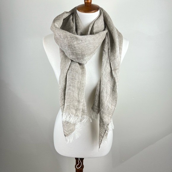 Puro Lino Made in Italy Linen Scarf – Euro Chic Meets Coastal